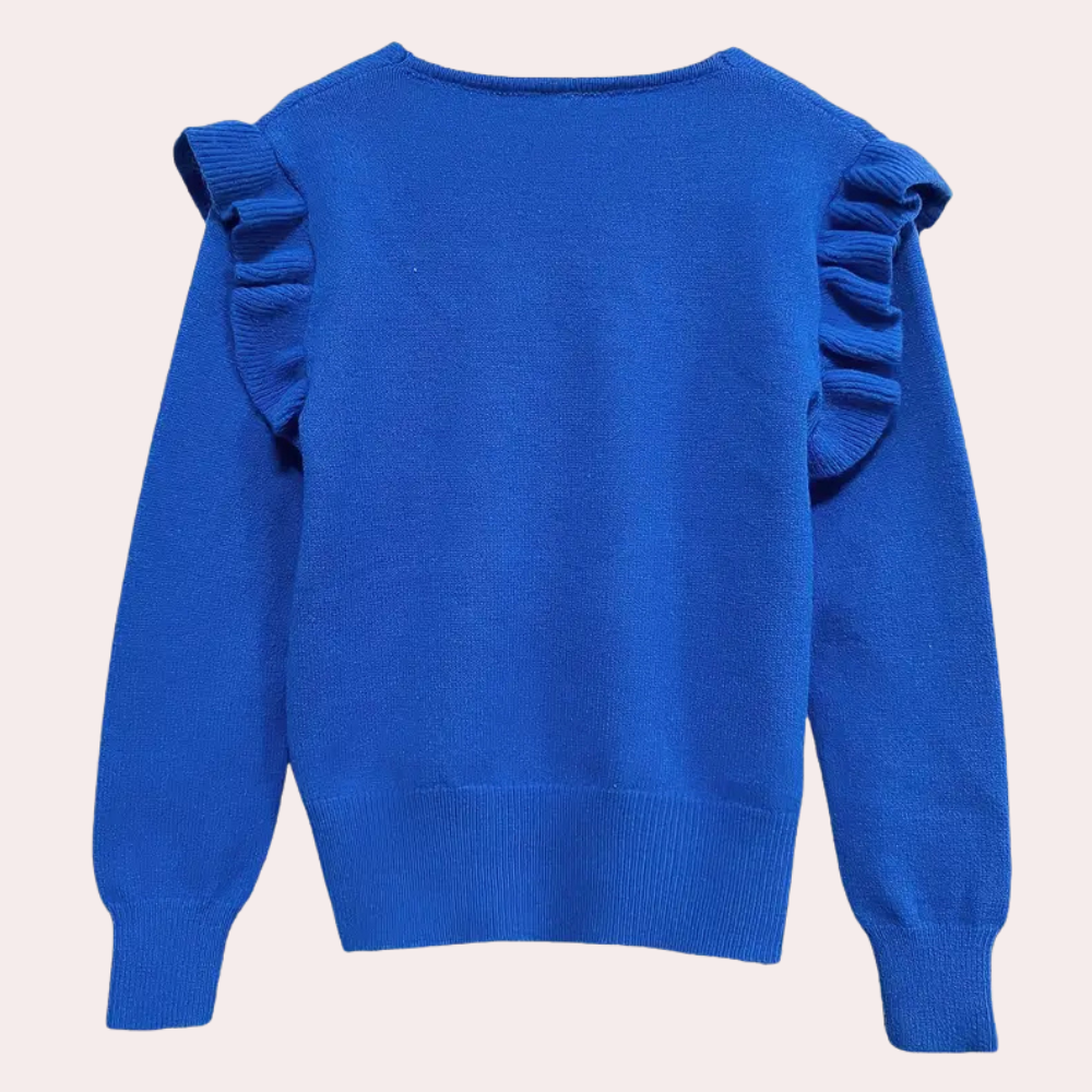 GIULIETTA - Elegant Flæse Sweater til Damer