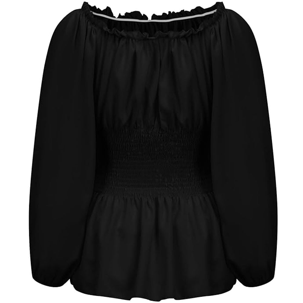 Megan - Elegant off shoulder-bluse til kvinder