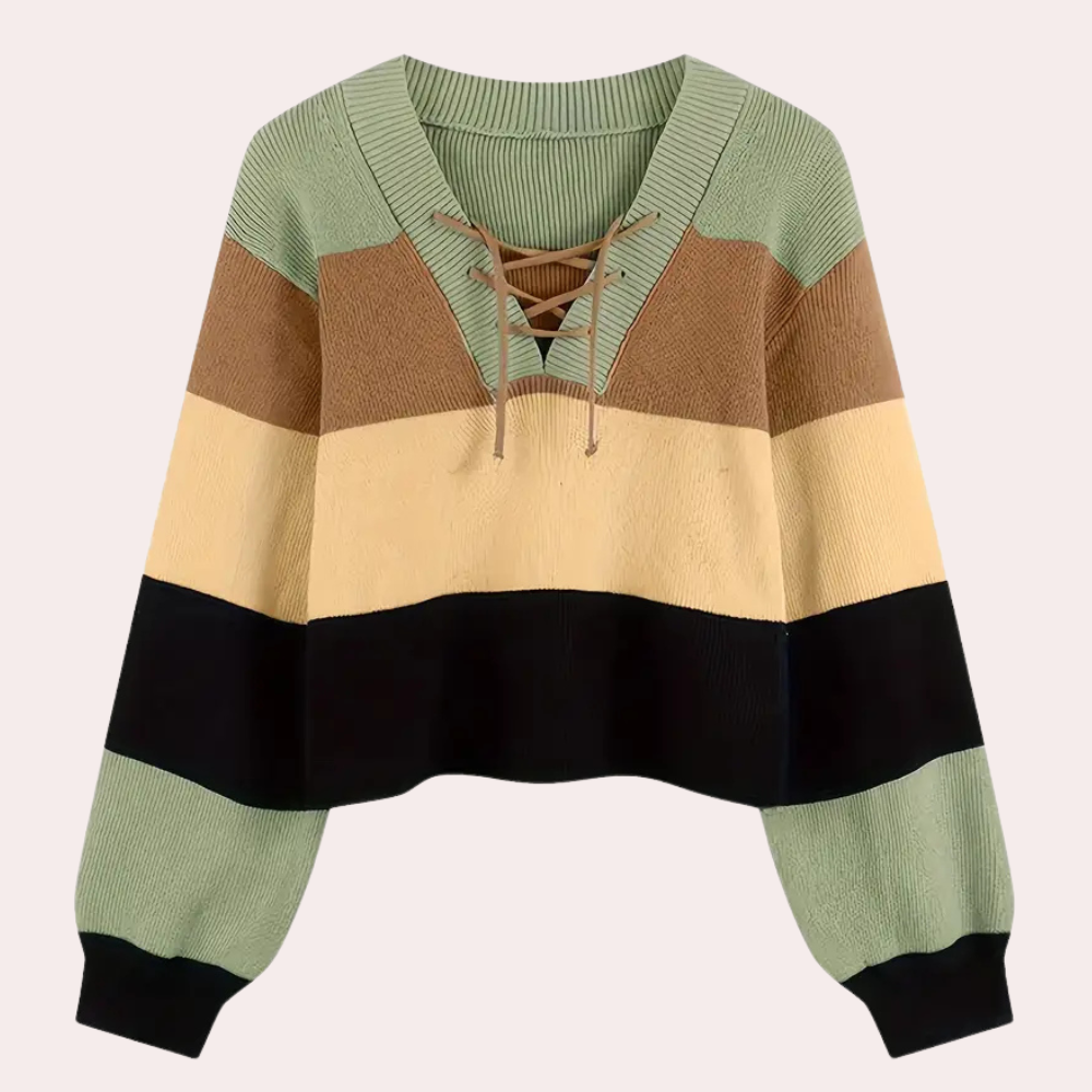 DAIANA - Moderne Afskåret Sweater til Damer