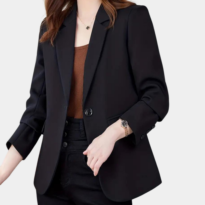 Austeja - Casual blazer med revers til kvinder