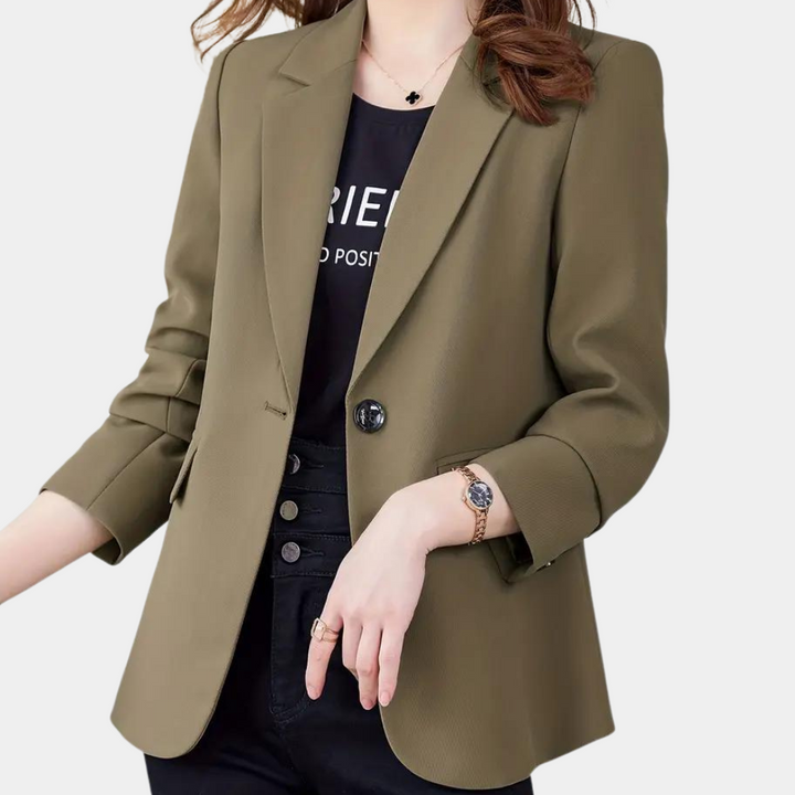 Austeja - Casual blazer med revers til kvinder