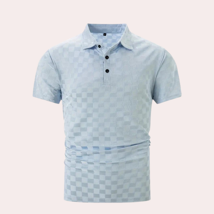 Stilfuld kortærmet poloshirt