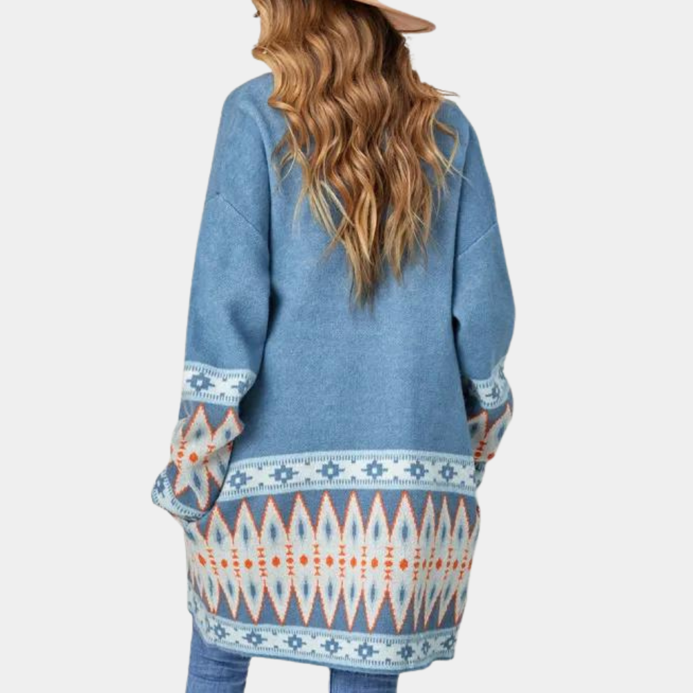 Boho-stil cardigan til kvinder