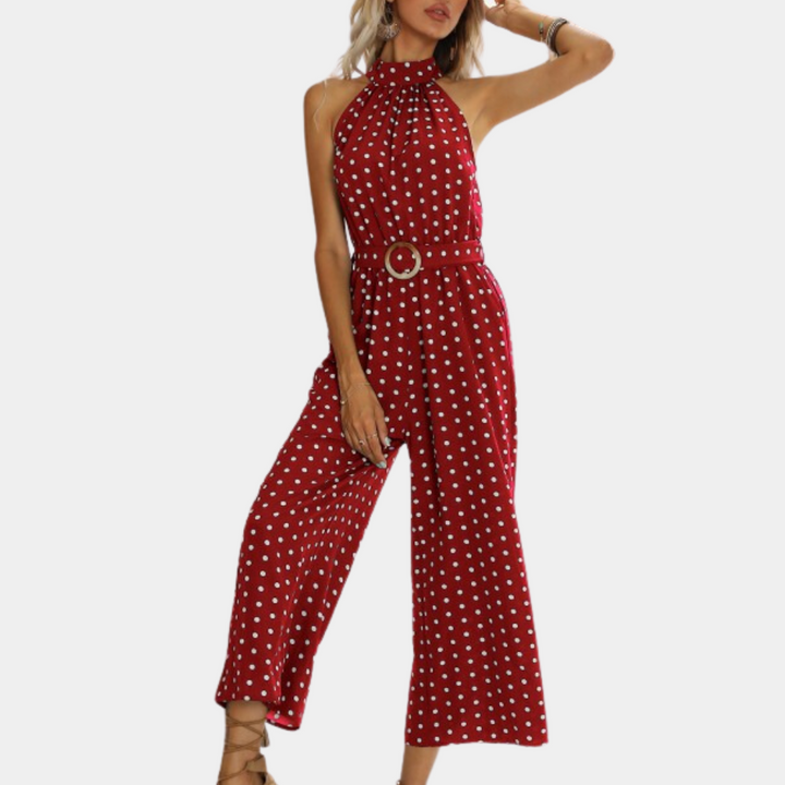 Anastasia - Elegant jumpsuit med halterneck til kvinder