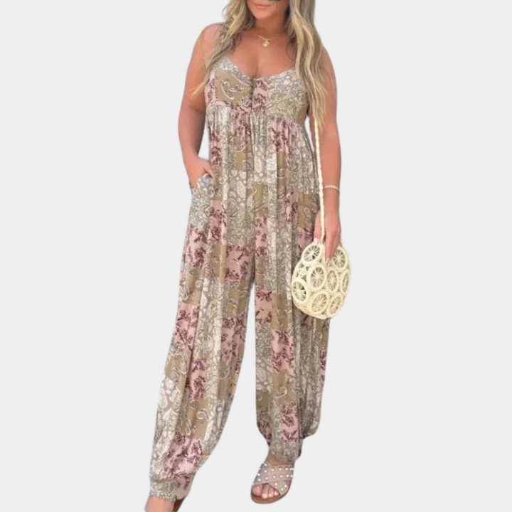 Jumpsuit til kvinder i boho-stil