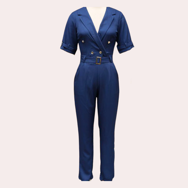 Saoirse - Elegant jumpsuit til kvinder med v-hals