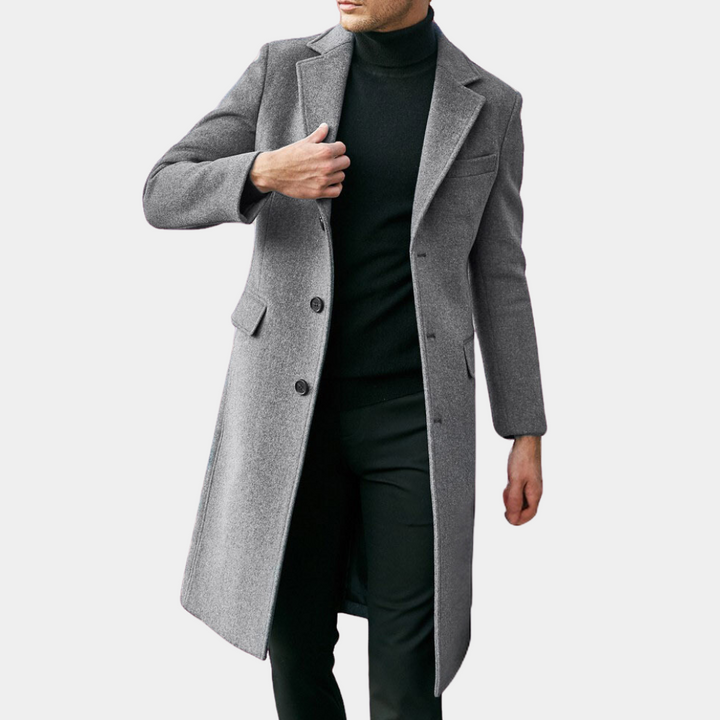 Semi-formel trenchcoat til mænd