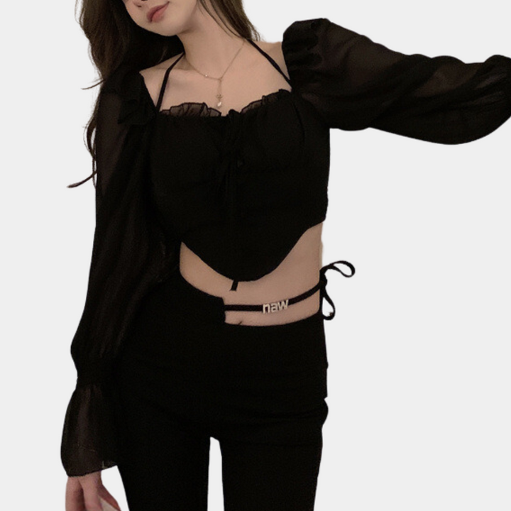 Off-shoulder top til kvinder