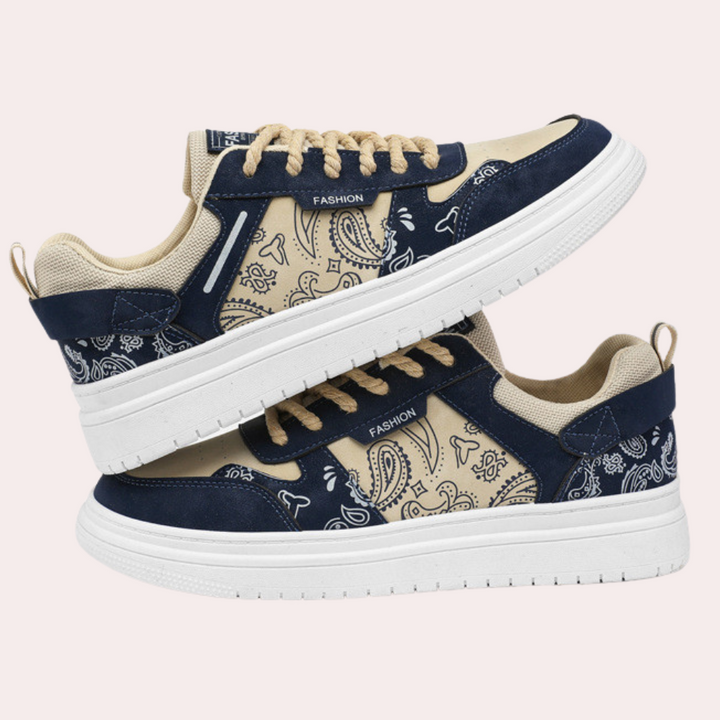 Trendy sneakers med print til mænd