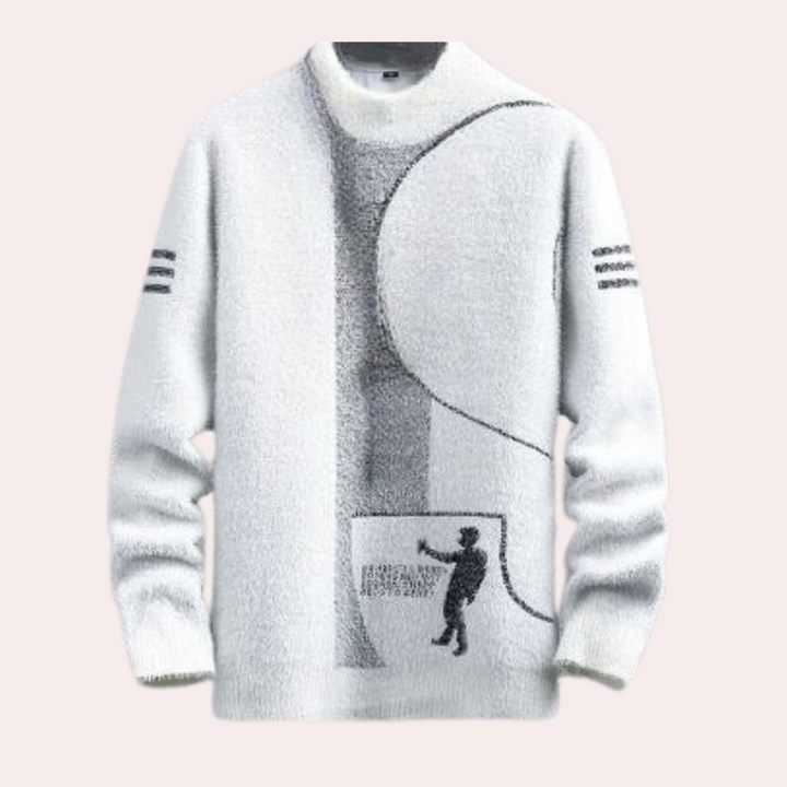 Moderne og moderigtig herresweater