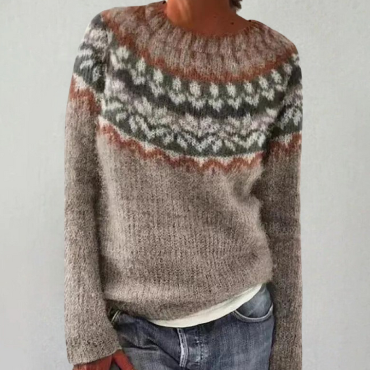 Benita - Stilfuld Retro Sweater til Kvinder