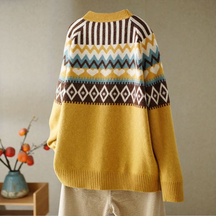 Osana - Stilfuld Vintage Cardigan til Kvinder