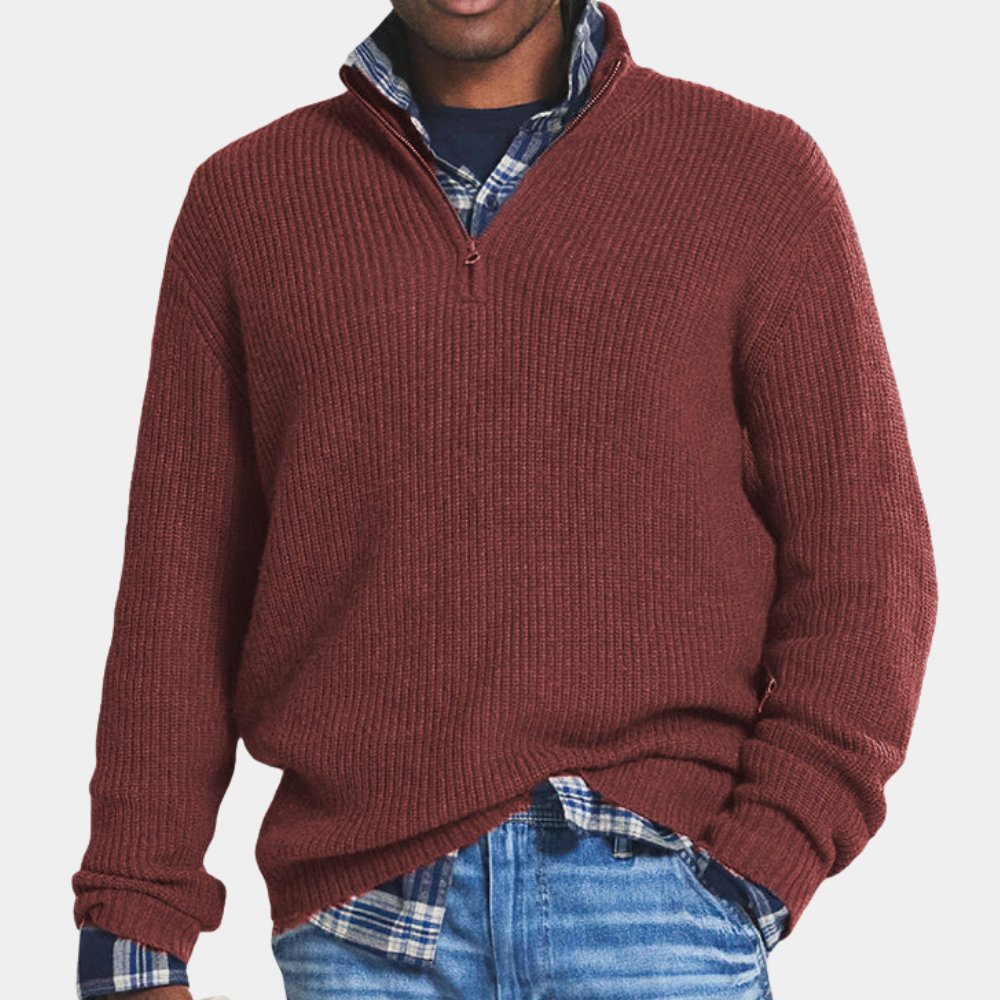 Philip - Klassisk Strikket Herresweater