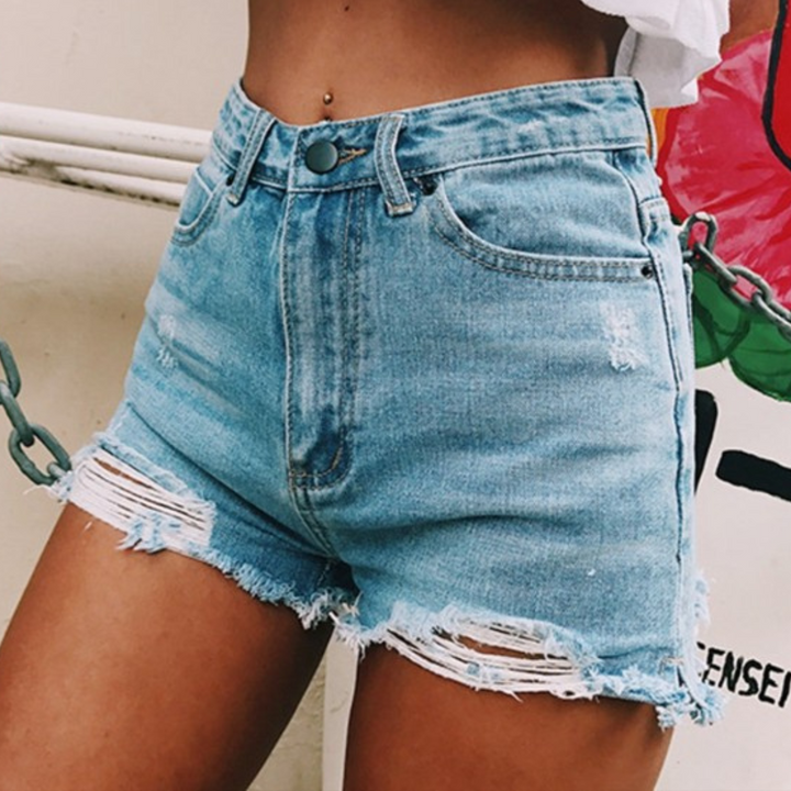 Ondine - Trendy ripped shorts til kvinder