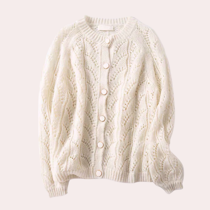 Delfina - Elegant strikket cardigan til kvinder