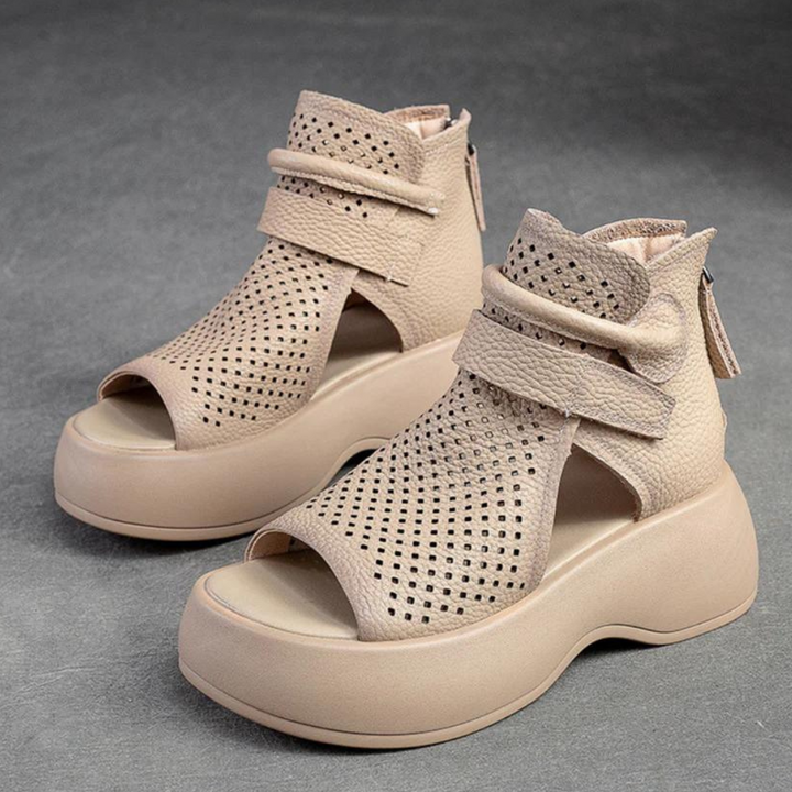 Violeta - Moderigtig mesh-sandal til kvinder