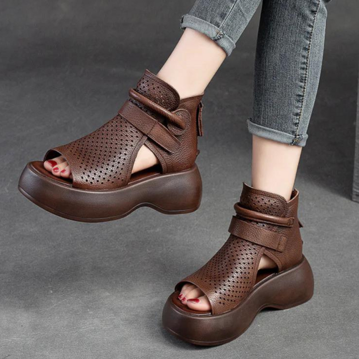 Violeta - Moderigtig mesh-sandal til kvinder