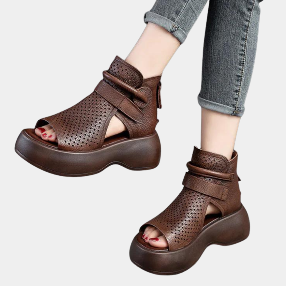 Violeta - Moderigtig mesh-sandal til kvinder