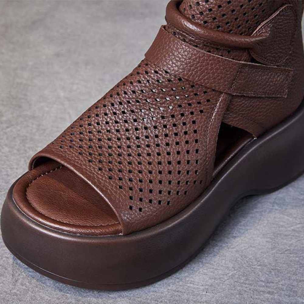 Violeta - Moderigtig mesh-sandal til kvinder