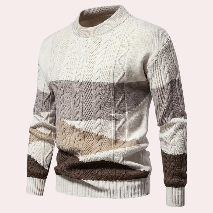 Ladislau - Stilfuld åndbar strikket sweater til mænd