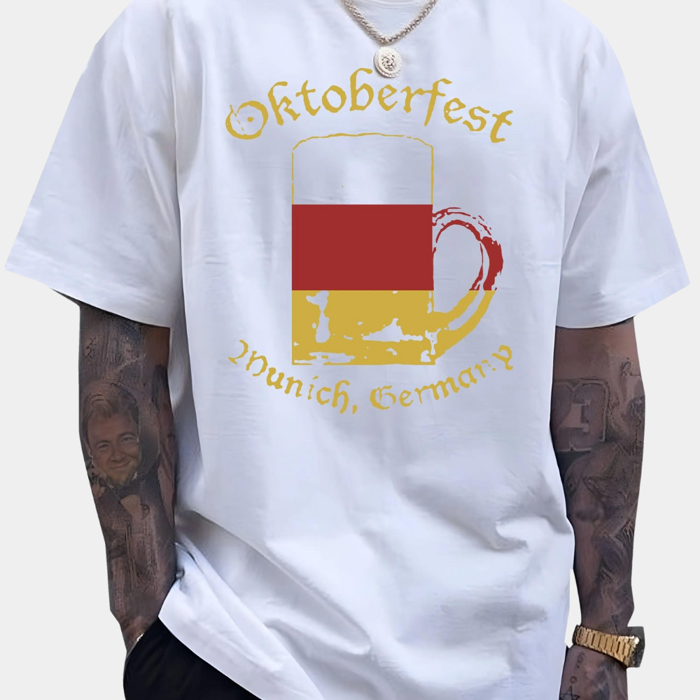 Aleksandr - Oktoberfest Stilfuld ølkrus T-shirt