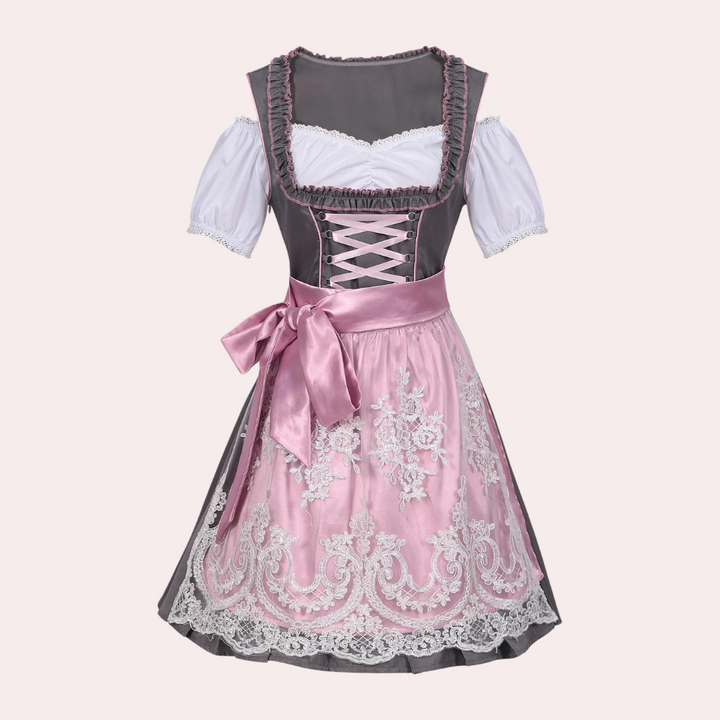 Josiane - Elegant Minimalistisk Dirndl til Oktoberfest