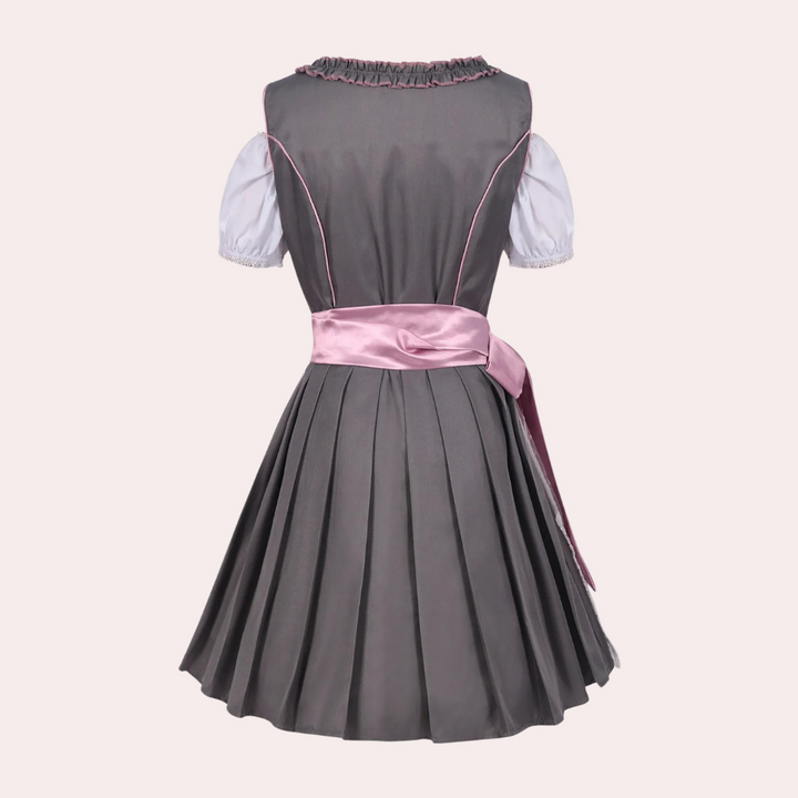 Josiane - Elegant Minimalistisk Dirndl til Oktoberfest