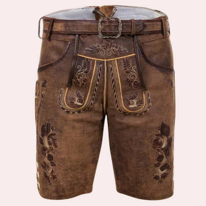 Erik - Retro Oktoberfest shorts til mænd