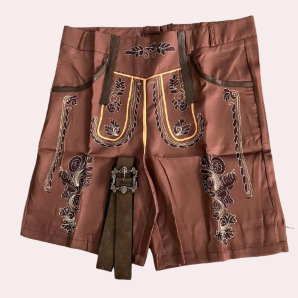 Erik - Retro Oktoberfest shorts til mænd