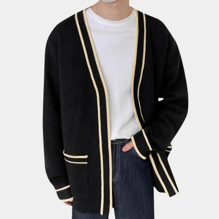 Filippos - Casual cardigan uden krave til mænd