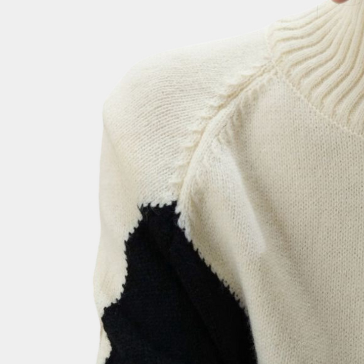 Philomela - Strikket sweater med rullekrave til kvinder