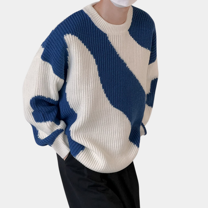 Pavlos - Stilfuld og varm strikket herresweater