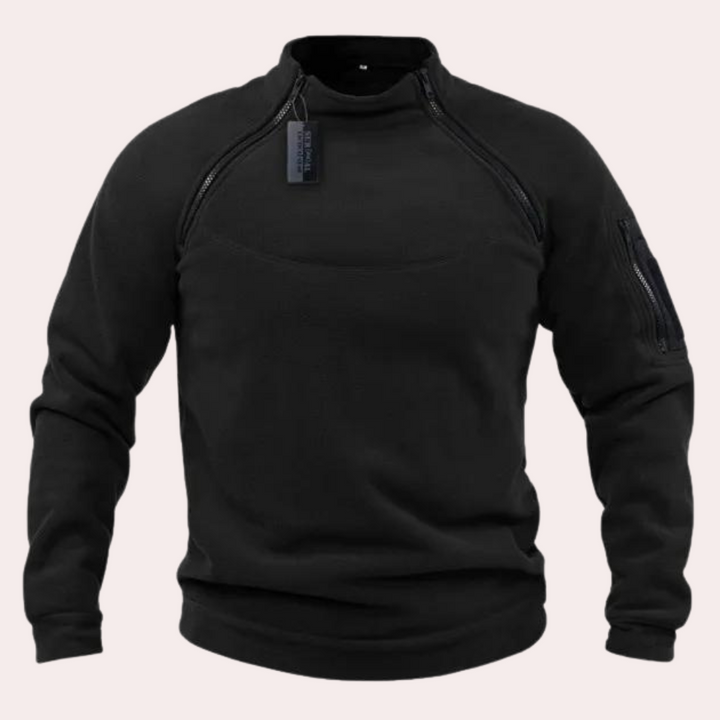 Zinon - Afslappet varm herresweater med stretch