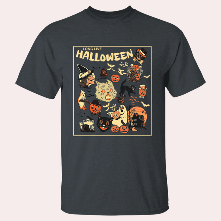 Jazmina - Halloween T-shirt med rund hals til kvinder