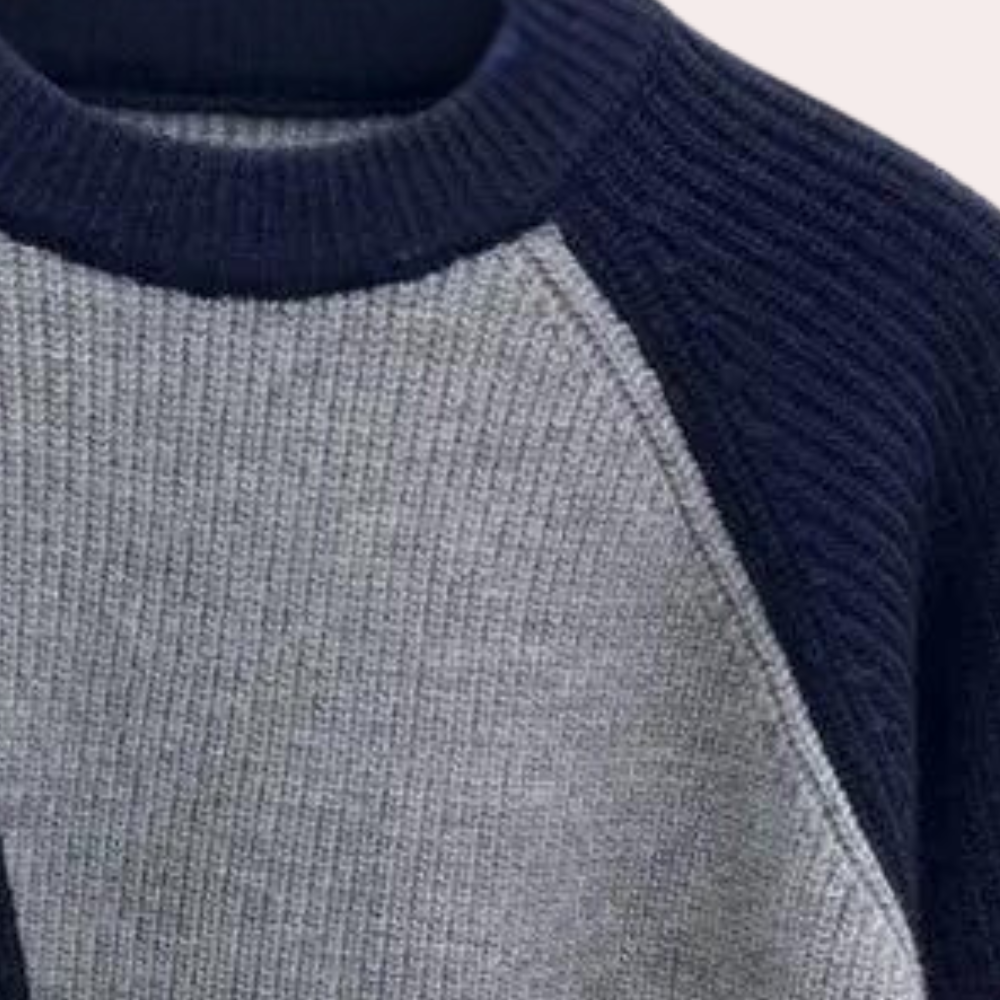 Renato - Minimalistisk strikket herresweater