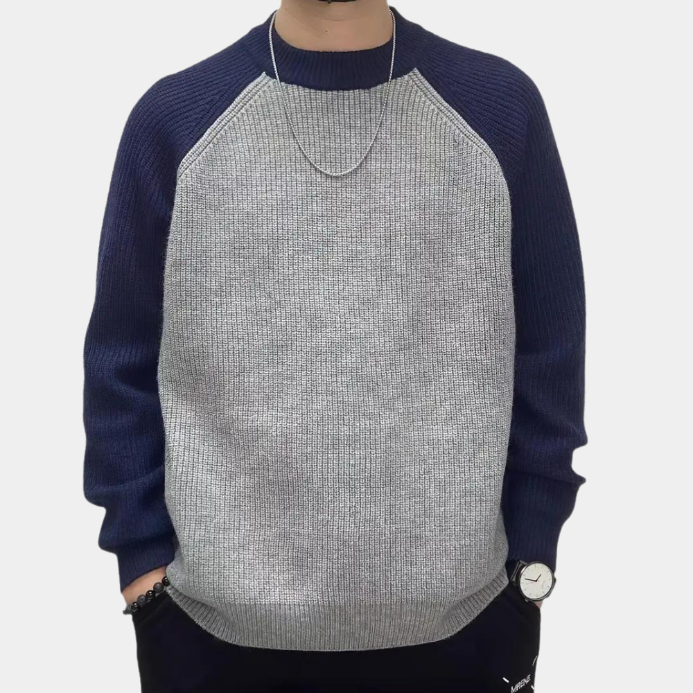 Renato - Minimalistisk strikket herresweater