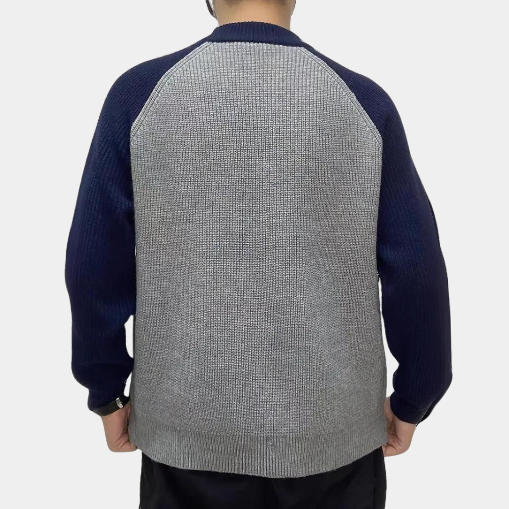 Renato - Minimalistisk strikket herresweater