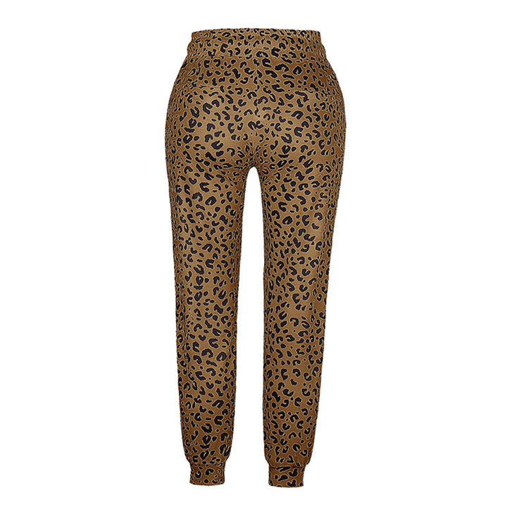 FIONA - Bukser med leopardprint