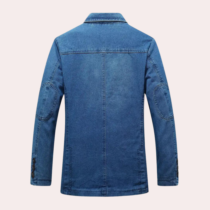 LOGAN - Afslappet Denim Blazer til Mænd