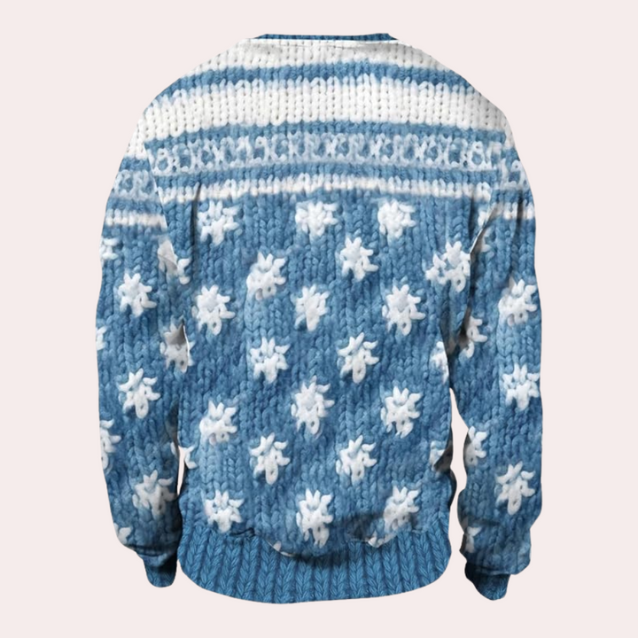 SAMSON - Strikket Julemand Sweater til Mænd