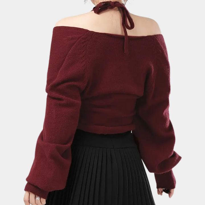 LAYLA - Elegant Off-Shoulder Trøje til Kvinder