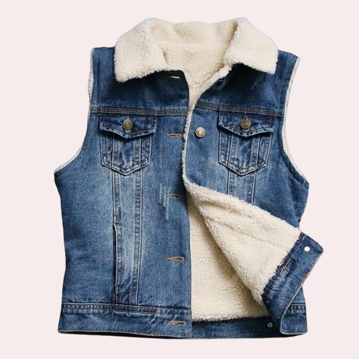 CLAIRE - Moderigtigt Denimvest til Damer