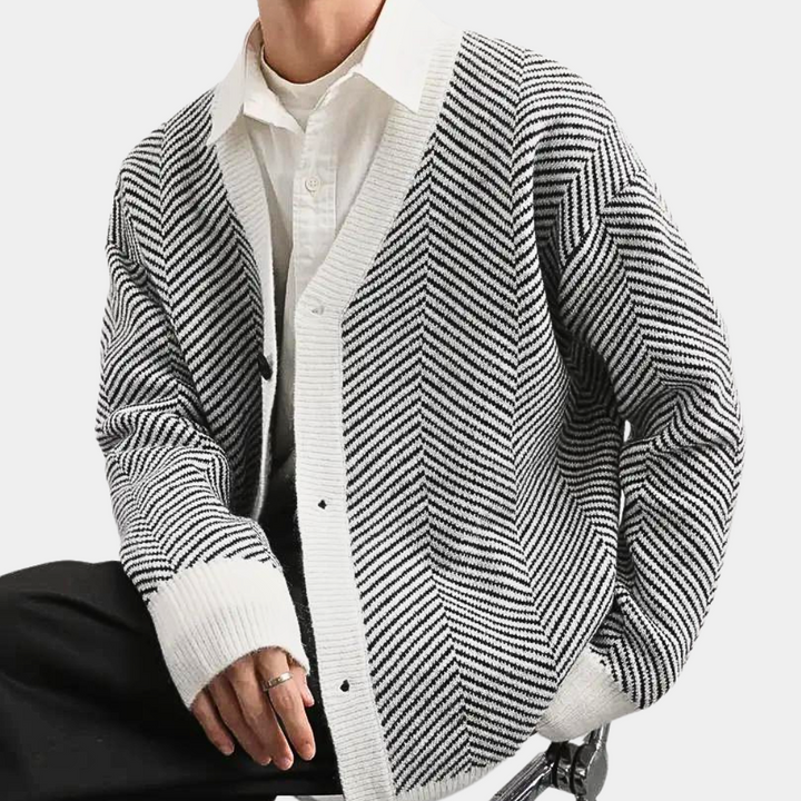 MADISON - Elegant Strikket Cardigan til Mænd