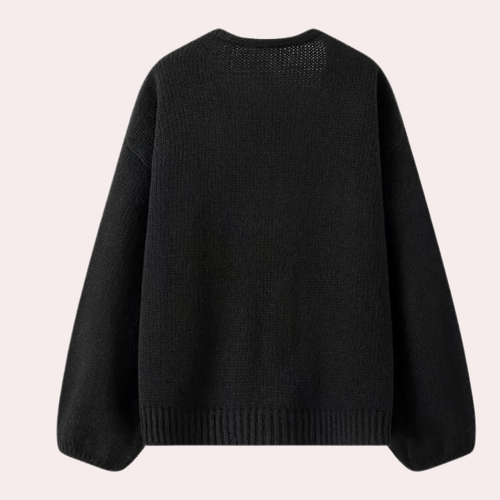 BETTY - Elegant Sløjfe Cardigan til Kvinder