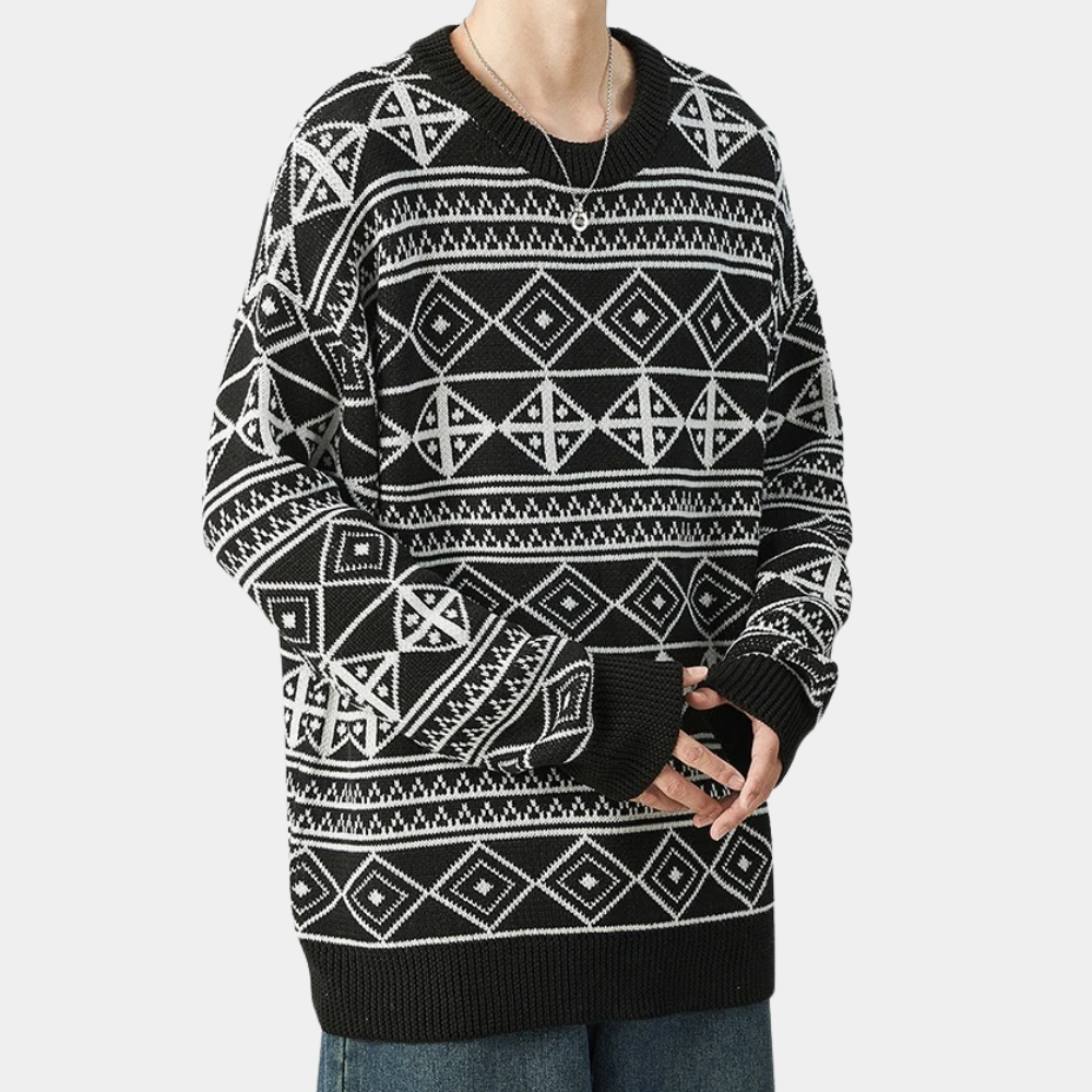 ADAM - Moderne Strikket Sweater til Mænd