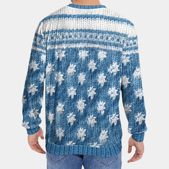 SAMSON - Strikket Julemand Sweater til Mænd