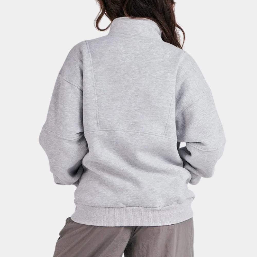 JEMMA - Afslappet Halv-Zip Sweater til Kvinder