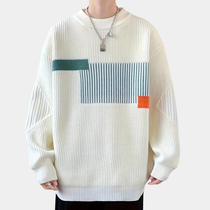 BASIL - Moderne Strikket Sweater til Mænd